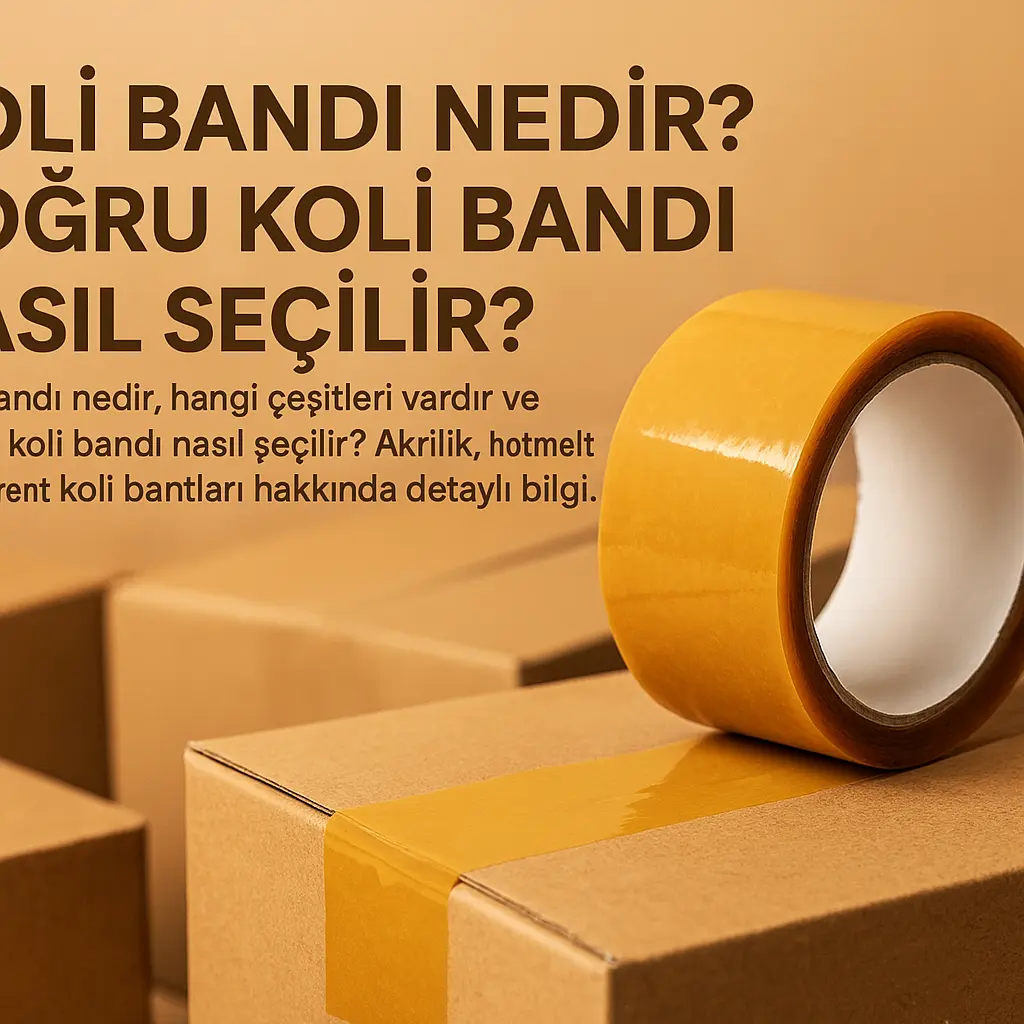 Koli Bandı Nedir? Doğru Koli Bandı Nasıl Seçilir?